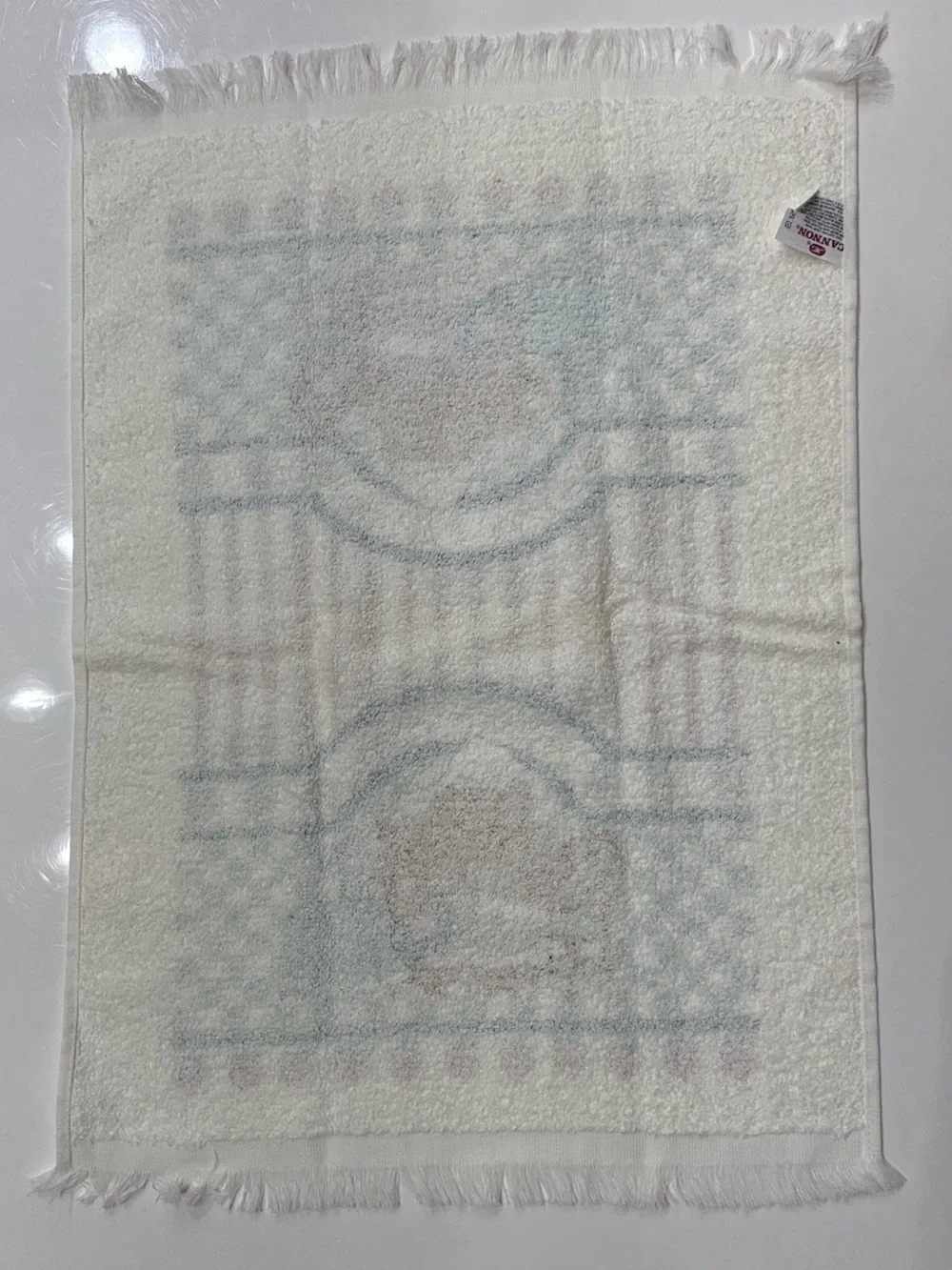 Vintage Cannon Kitty Cafe Fringed Kitchen Towels Pair